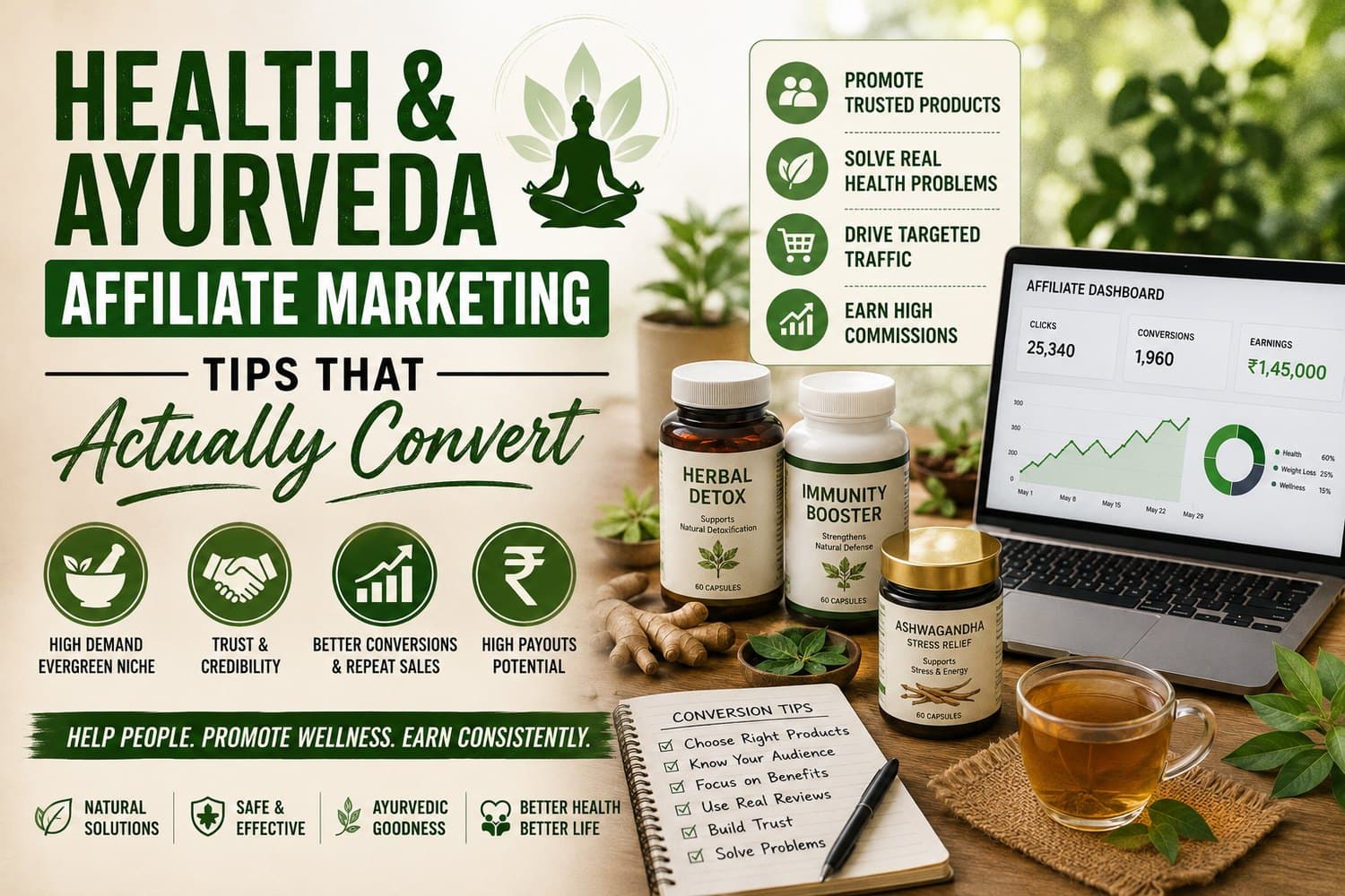Health & Ayurveda Affiliate Marketing: Tips That Actually Convert